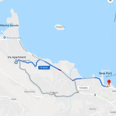 Iris Near Corfu Town Apartament